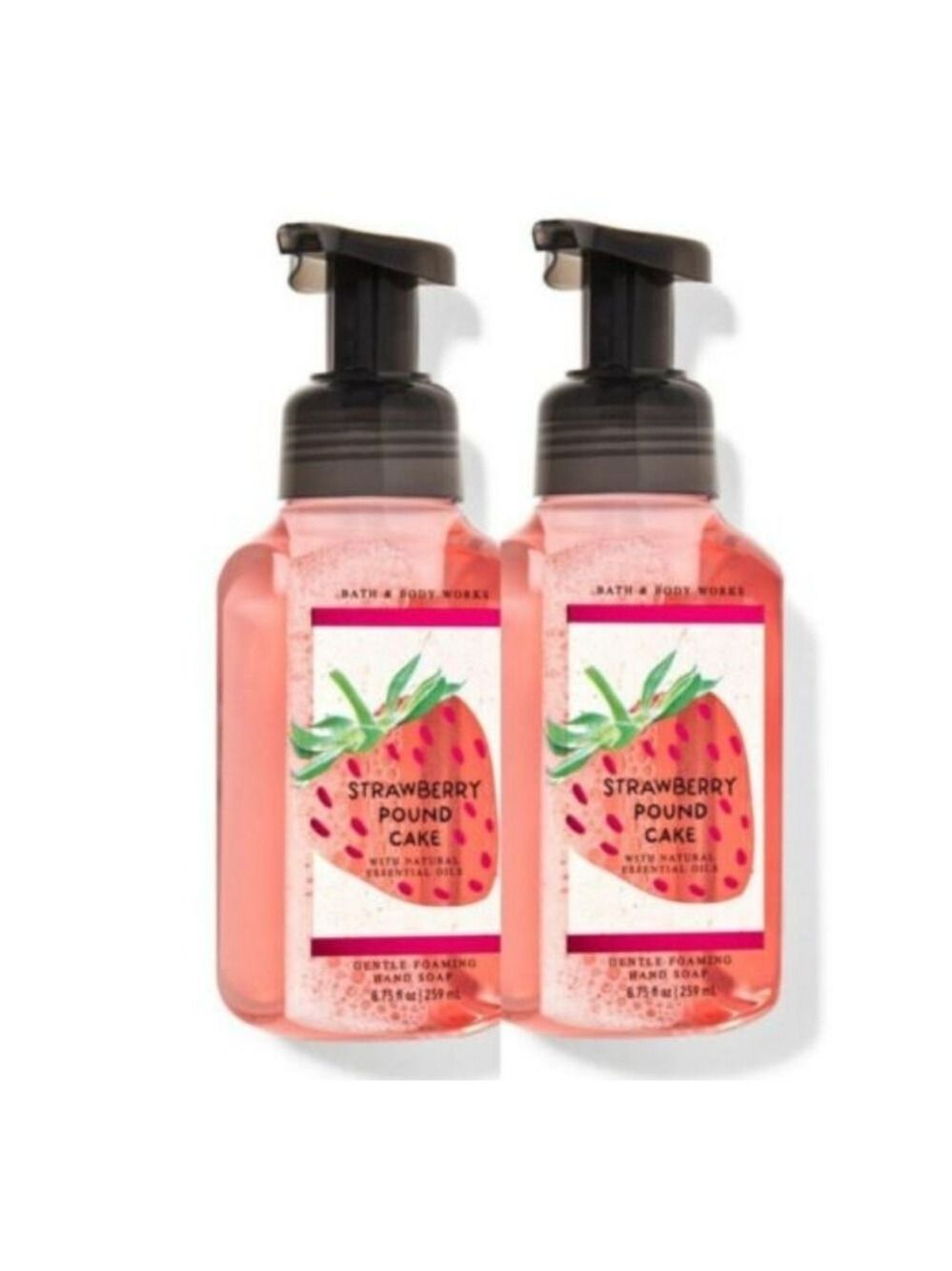 2 STRAWBERRY POUND CAKE GENTLE FOAMING HAND SOAPS 2 FOR $15